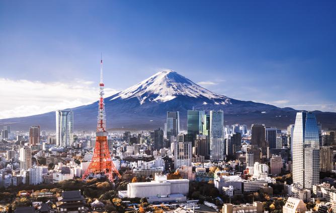Japan skyline